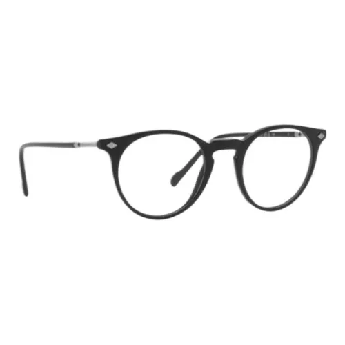 VOGUE Металл Пластик Овал Оправы для очков Женские Черный