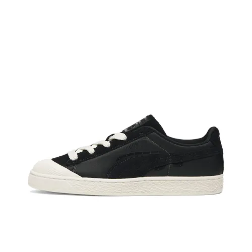 PUMA Suede Series Low Топ Скейтборд Кроссовки Мужские Черные