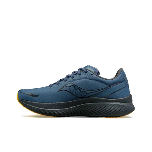 Saucony Endorphin Speed 3 противоскользящие устойчивые к истиранию низкий топ беговые кроссовки мужские синие