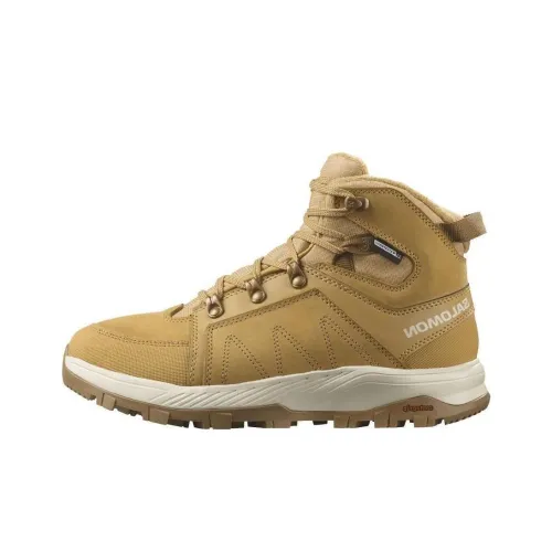 SALOMON Амортизация Легкий MID Топ Уличная обувь Женские Коричневый