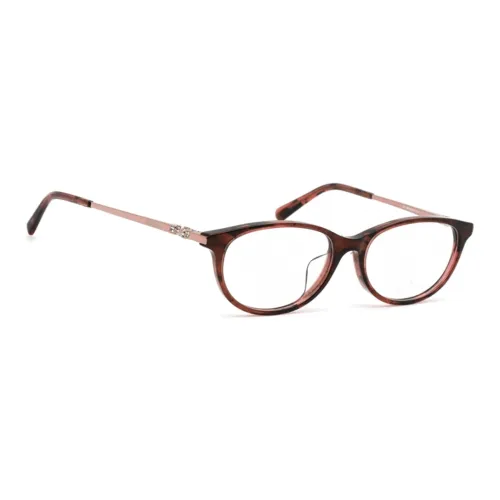 Swarovski Пластик Овал Оправы для очков Женские Красный