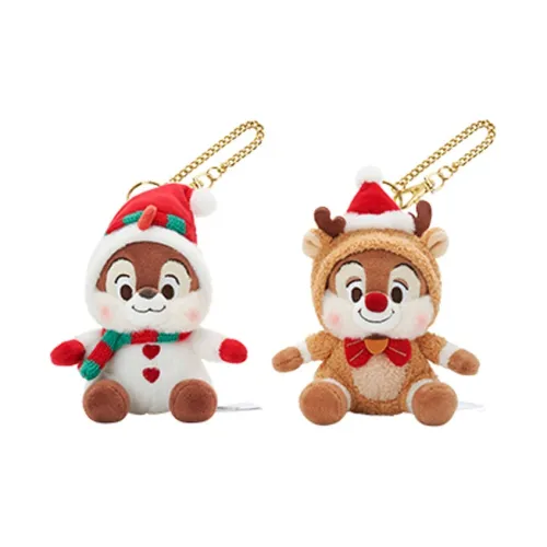 Disney Winter 2023 Mickey и друзья Чип и Дейл Снеговик и Олень Куклы Плюшевый Брелок 10,5 см Высота