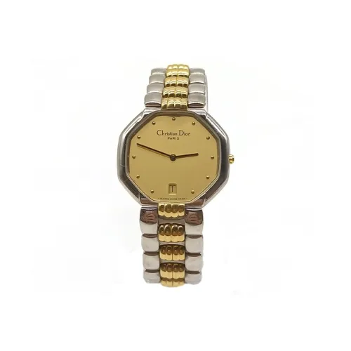 DIOR Vintage Collection Наручные часы Кварцевый механизм Сплав Ремешок 32 мм Золотой циферблат Унисекс YPSBB169647