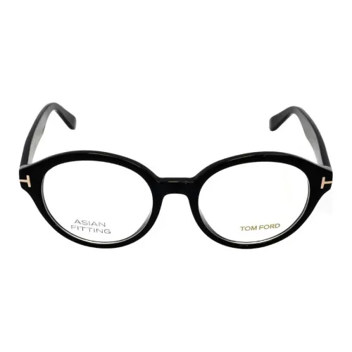 TOM FORD Пластик Кошачий глаз Оправы для очков Унисекс Черный