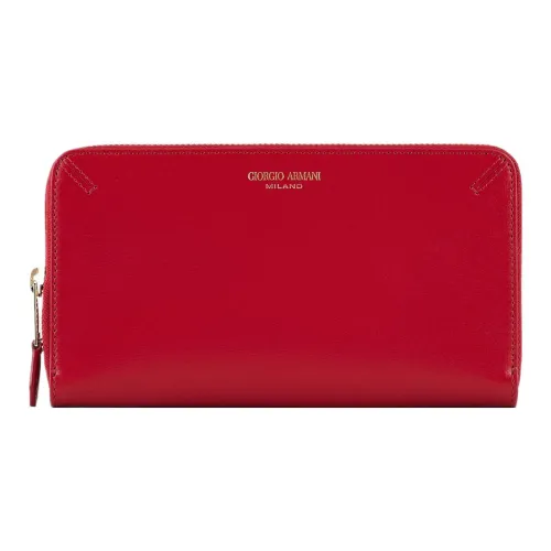 GIORGIO ARMANI Bobbaine Кожа Кошелек Женские Красный