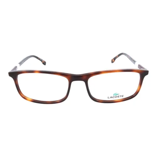LACOSTE Пластик Прямоугольный Оправы для очков Мужской Черепаховый