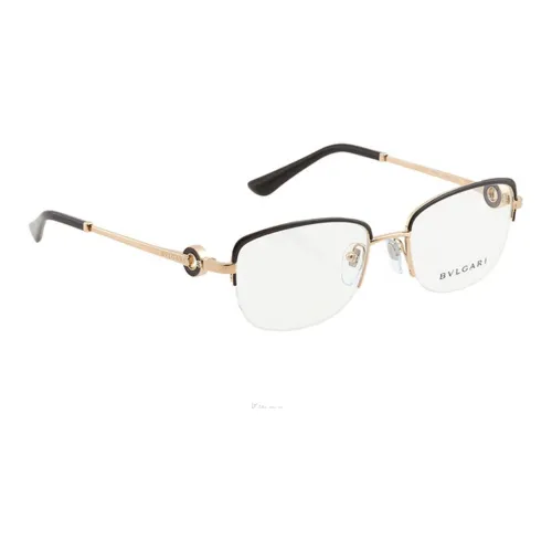 BVLGARI Металл Прямоугольные Оправы для очков Женские Золотые