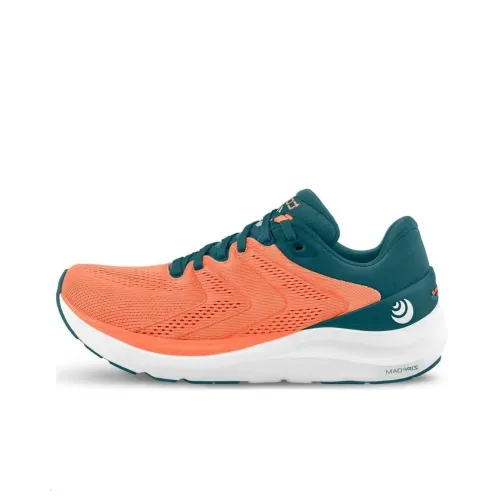 Topo Athletic Phantom 2 W Устойчивые к истиранию Дышащие Низкие Беговые кроссовки Женские Оранжевые