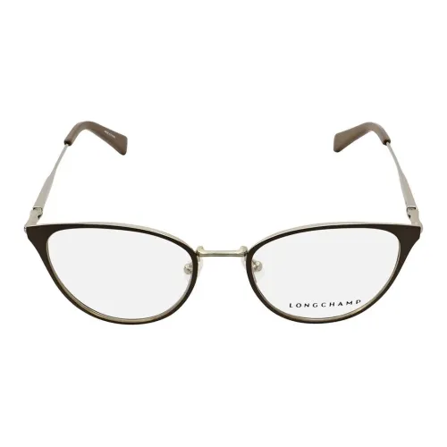 LONGCHAMP Металл Кошачий глаз Оправы для очков Женские Серебряные