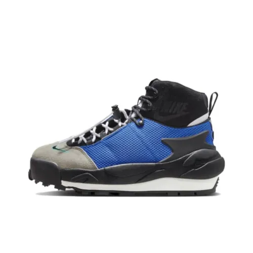 Sacai совместный бренд x Nike Air Magmascape High Топ Уличная обувь Мужская Серый Синий