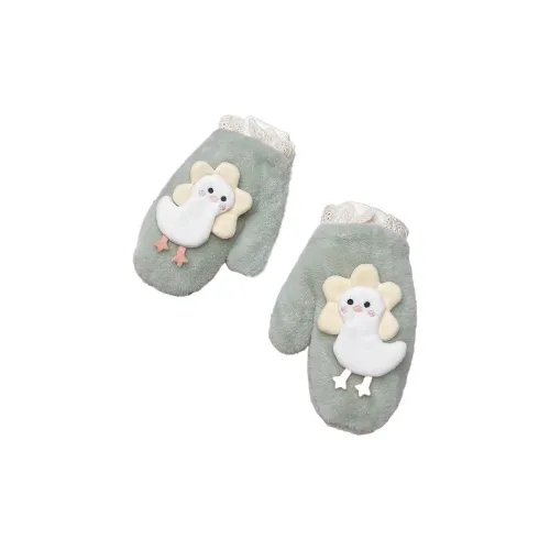 Женские акриловые вязаные перчатки