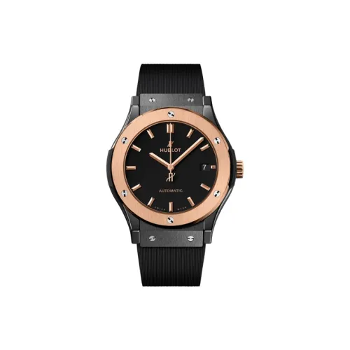 HUBLOT Автоматический Механический Механизм Мужские Часы 45 мм Черный