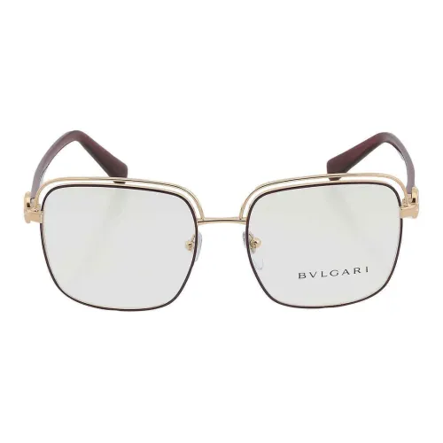 BVLGARI Металл Нерегулярная форма Оправы для очков Женские Коричневый