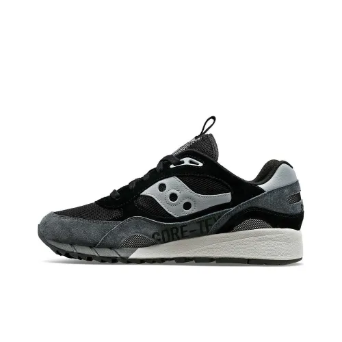 Saucony Shadow 6000 GTX Амортизаторы Slip-resistant Низкий топ Повседневная обувь Унисекс Черный Серый