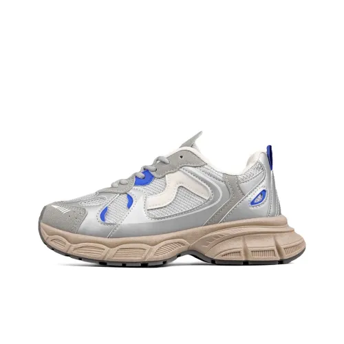 WENPU Противоскользящие и износостойкие визуально увеличивающие рост низкие топовые кроссовки с толстой подошвой унисекс белые ледяной синий