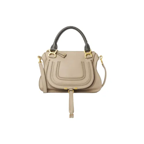 Chloe Marcie Natural Texture Телячья кожа Сумка через плечо Сумка Женская Фотиния Серый