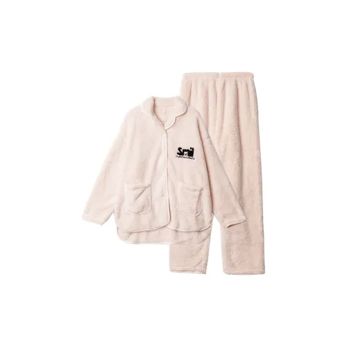 Dorame Абрикос Женские Пижамные Комплекты