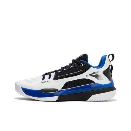 361° Burning Battle 3,0 M2 Амортизирующие низкие баскетбольные кроссовки с противоскользящим эффектом мужские белые и черные