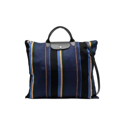 LONGCHAMP Le Pliage Холст Сумка через плечо Сумка Экстра-большая Женская Морской Синий