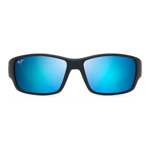 Maui Jim Вытяжные из нейлона Нерегулярная форма Солнцезащитные очки Мужской Черный