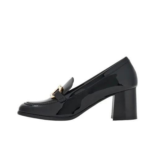 Ferragamo Gancini Лоферы 6 см Женские Черные