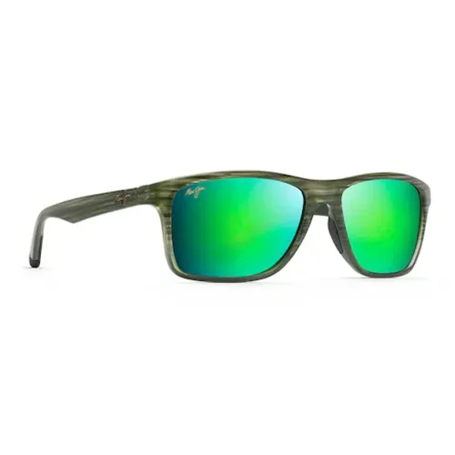 Maui Jim Nylon Square Солнцезащитные очки Мужские Olive