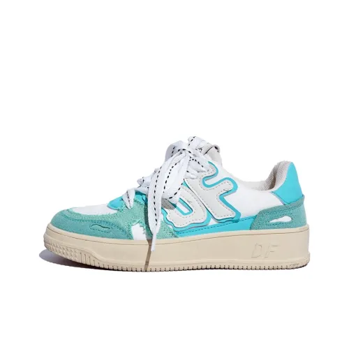 Dafu Leaps Forward Противоскользящие Устойчивые к истиранию Низкий Топ Скейтборд Кроссовки Женские Зеленые