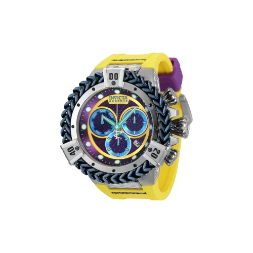 INVICTA Кварцевый механизм Мужские часы 53 мм Фиолетовый
