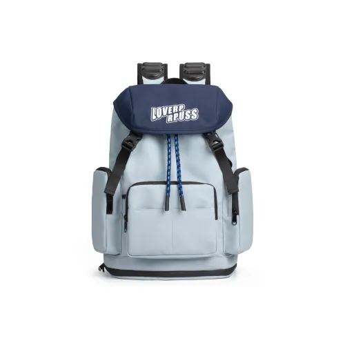 LOVERPUSS Полиэстер Ноутбук Сумка Рюкзак Шар Сумка для ракеток Большая Унисекс Серый Синий