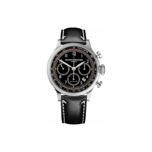 Baume & Mercier Автоматический Механический Механизм Мужские Часы 42 мм Черный