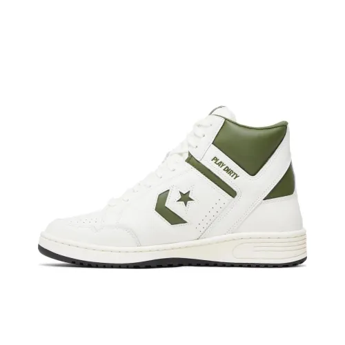 UNDEFEATED x Converse Weapon противоскользящие амортизаторы высокие кроссовки для скейтбординга унисекс белые зеленые