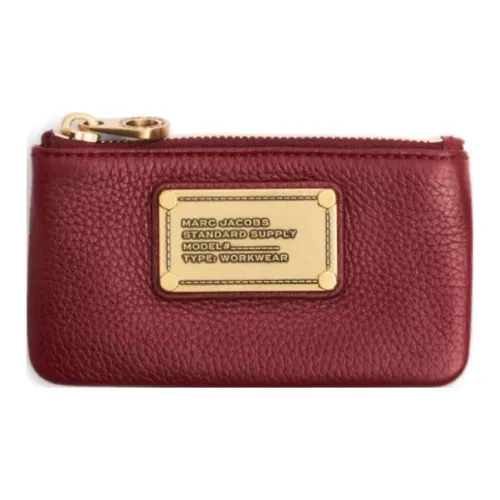 MARC JACOBS Личи Кожа Key Pouch Женские Вишнево-красный