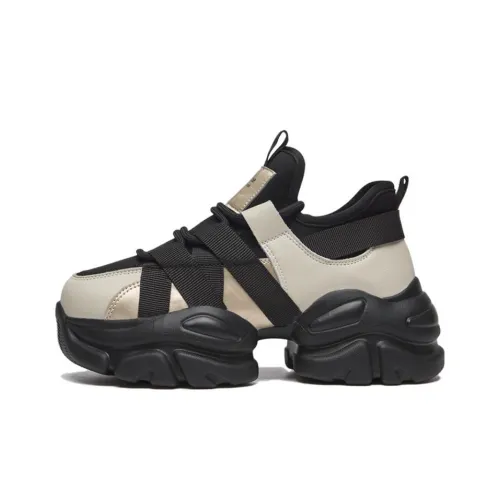 AGSDON Низкие кеды с толстой подошвой Женские