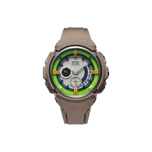 WUSSA VV Collection Кварцевый механизм Часы Унисекс Зеленый циферблат