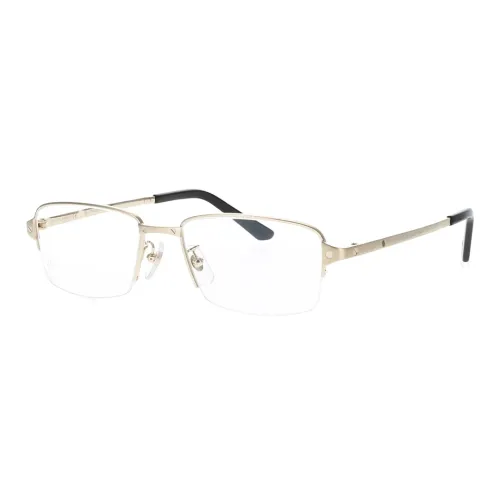 Cartier Металл Прямоугольные Оправы для Очков Мужские Золотые