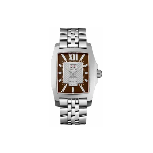 BREITLING Автоматический Механический Часы Мужские 57,4*37,5 мм Коричневый Циферблат Часы Корпус из Нержавеющей Стали