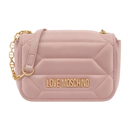 LOVE MOSCHINO с овчиной Camera сумка сумка через плечо женская розовая