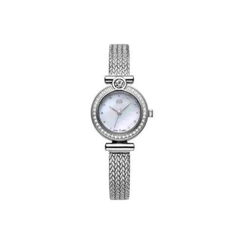 WUSSA Lucky Bees Little Малыш Кварцевый механизм Стальной ремешок Часы Женские часы Белый циферблат