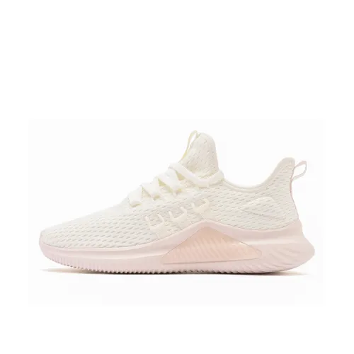 QIAODAN Беговые кроссовки Низкий топ Айвори Cloud Pink Женские