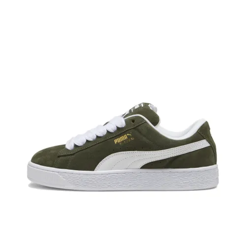 PUMA Suede XL Скейтборд Кроссовки Низкие Зеленый Белый Унисекс