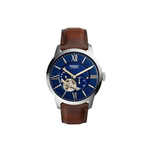 FOSSIL Автоматический Механический Механизм Мужские Часы 44 мм Синий