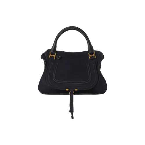 Chloe Marcie Телячья кожа Сумка Большая Женская Полночный синий