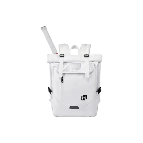 Shouldcat Полиэстер Теннис Сумка Рюкзак Унисекс Белый Черный