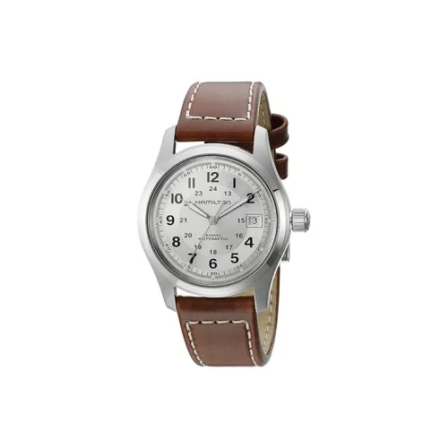 HAMILTON Автоматический Механический Механизм Мужские Часы 38mm*11mm Серебряный