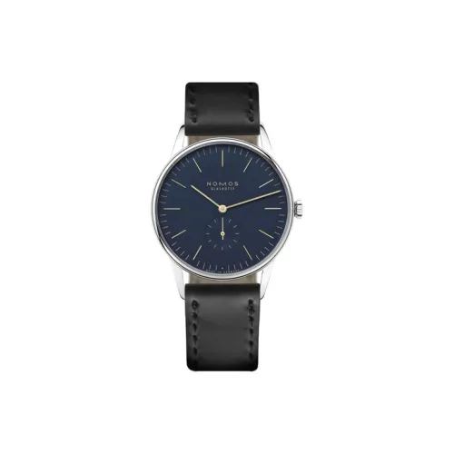 NOMOS Orion Collection Мужские часы с ручным заводом механический синий циферблат корпус из нержавеющей стали