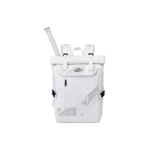 Shouldcat Полиэстер Теннисная Сумка для Ракеток Спортивная Сумка Рюкзак Унисекс Белый Черный