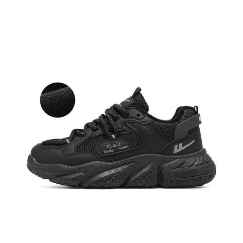 Warrior Low Топ Кроссовки с Толстой Подошвой Мужские Черные