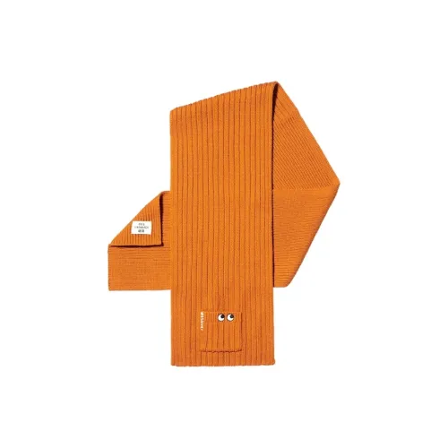 UNIQLO Вязаные шарфы Унисекс Оранжевый