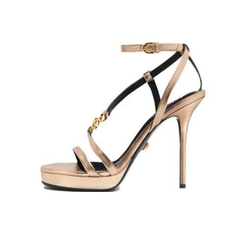 VERSACE Medusa '95 One Ремень Сандалии Женские Светлый Умбра