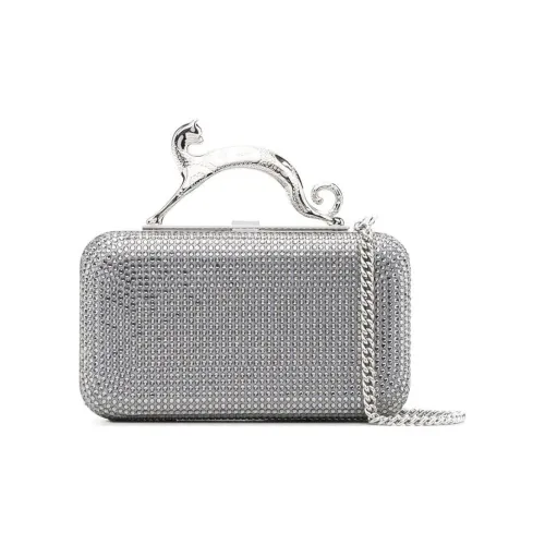 Lanvin Латунь Клатч Женское Серебро